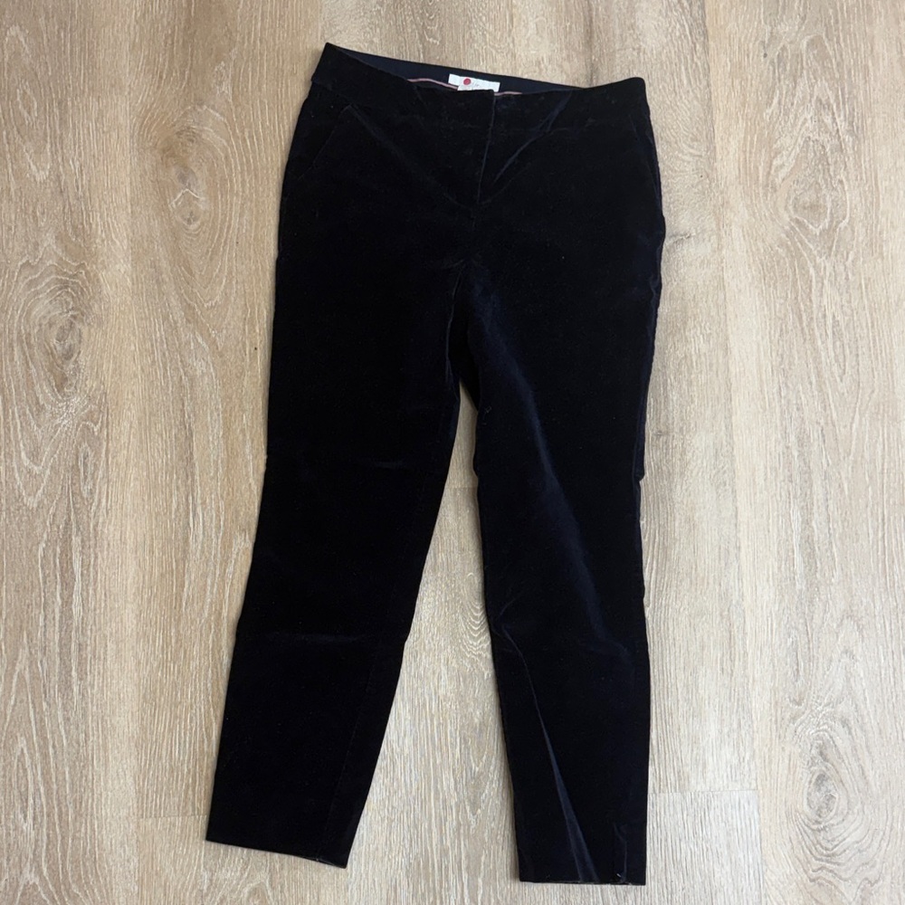 Boden Midnight Velvet Trousers
